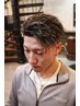 カット＋パーマ＋ハイライトメッシュ￥21000（立川/men'sパーマ/メッシュ）