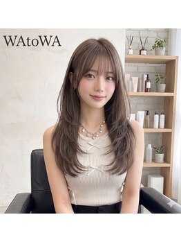 ワトワ 西田辺店(WAtoWA)の写真/[CUT+シャンプー+Tr￥3300]高技術×プチプラで好評の人気サロン♪再現性の高いCUTで毎日のお手入れも簡単に