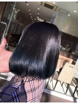 アッシュ 川崎店(Ash)&nbsp;20代30代40代『裾カラー×ネイビーブルー』Ash川崎店