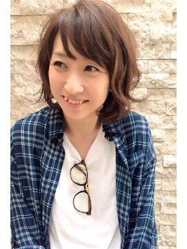 ヘアーラウンジトリップ(hair lounge TRiP) 大人可愛いフェミニンボブ