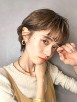 ヘアサロンM 新宿 ワイドバング☆エッジショート