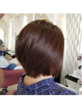 クオリス 上福岡店(QUALIS) 30代・40代・50代に似合う☆小顔グラボブ×ココアブラウン