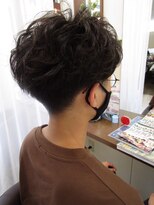 コアフィールフィス(COIFFURE fils)&nbsp;【見附　今町】黒髪　アップバング　パーマ　髪質改善　刈り上げ