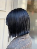 切りっぱなしベース×ダークブルーラベンダー