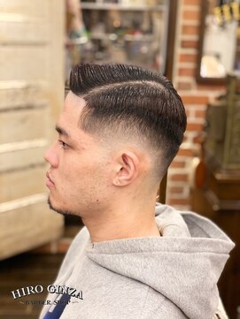 ヒロギンザ 横浜店(HIRO GINZA) 七三スキンフェード