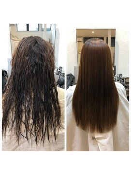 ヘアーグラン(Hair Gran.) 縮毛矯正施術例
