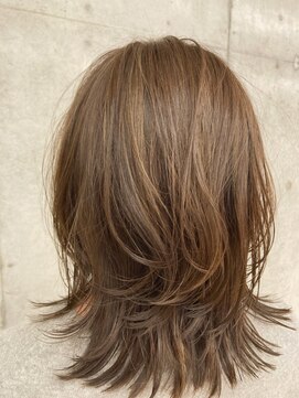 ジーナハーバー(JEANA HARBOR) ふんわり大人ミディアムレイヤー☆無造作パーマ30代、40代髪型☆