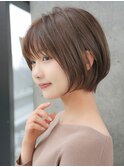 前髪あり大人ショートボブ20代30代40代【AIN.表参道】川原大地