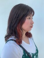 イーストハムアネーロ(EAST HAM anello)&nbsp;イヤリングカラー/オレンジ