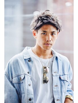 クレスト 近江八幡店(CREST) マッシュツーブロックメンズパーママッシュウルフメンズカット