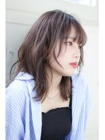 ラヴィエール(Laviere)&nbsp;[八王子/八王子駅]レイヤーカット/くびれパーマ/ぱっつんバング