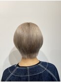 #クールショート#前髪#イメチェン#ピンクベージュ#髪質改善
