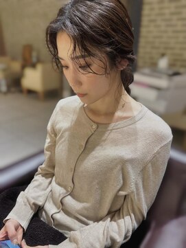 トップヘアーラウンジ 知立(TOP HAIR Lounge) 前髪パーマでオシャレな雰囲気に！/ニュアンスカラー