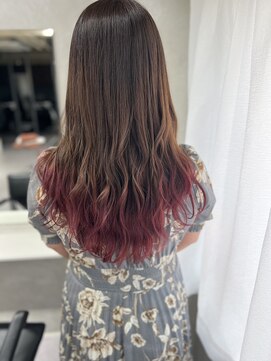 アルマバイロサ(ALMA by ROSA) ピンクグラデーションカラー　担当SE-YA