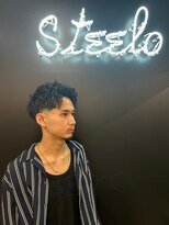 スティーロ 渋谷(Steelo) Steelo フェードカット×アップバング