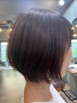 アリーマーケットリル(ALLEY MARKET lil)&nbsp;30代/40代/50代小顔前下がりショートボブ
