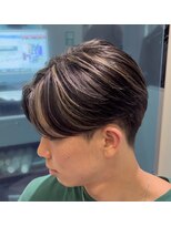 スキル(SKILL)&nbsp;福岡/天神/センターパート/ニュアンスパーマ/メンズ縮毛矯正