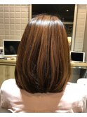 自然にまとまる髪質改善なめらか大人ボブ【カミケンガレリア】