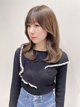 ガレリアエレガンテ 西尾店(GALLARIAElegante) 大人上品レイヤーカット　キャラメルブラウン　似合わせ顔周り