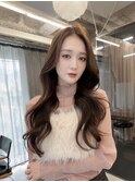 網紅ヘアウェーブ巻き◎トレンド中華ヘア＊