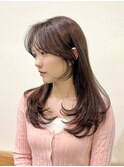 大人ラフウェーブ20代30代40代ボブブラウンショート顔周り