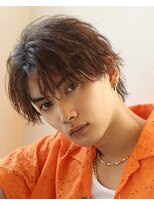 オーシャントーキョー 仙台(OCEAN TOKYO)&nbsp;爽やかツーブロックセンターパートツイストパーマメンズ仙台