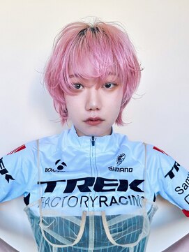 アルバム 銀座(ALBUM GINZA) ピンクヘアー透明感カラーピンクグレープフルーツ_69667