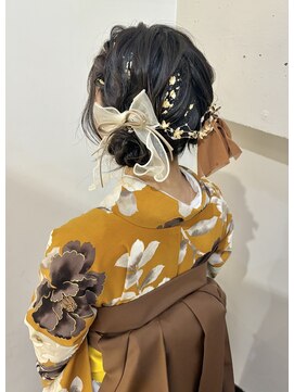 ネオリーブアイム 横浜西口店(Neolive aim) "卒業式"ふわふわツインアレンジ【横浜】nana