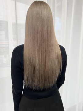 ルノン フィージュ(LUNON fieju) イメチェンヘアスタイルホワイトブロンド外ハネボブ美髪のススメ