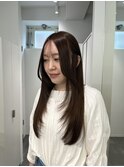 レイヤーカット酸性ストレート透明感カラー20代30代40代[表参道]