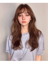 ラベストクズハ(LOVEST KUZUHA)&nbsp;ロングレイヤー/レイヤーカット/韓国風ヘア/ハッシュカット