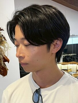 エリマ 横浜西口(elima) 横浜西口大人センターパートビジネスショートニュアンスパーマ