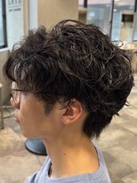 ハッシュタグネイビー 仙台駅前店(#NAVY) シャドウパーマ波巻きツイスパ仙台美容室サーフカール仙台波巻き