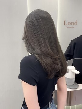 ロンドリゼル 札幌(Lond RiseL) ◯ オリーブグレー/韓国/レイヤーカット/髪質改善/縮毛矯正/札幌