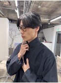 ニュアンスパーマ　アンニュイ　毛流れパーマ　ダウンパーマ