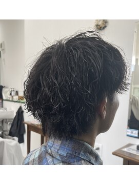 縦落ち感◎ ゆるツイストパーマ