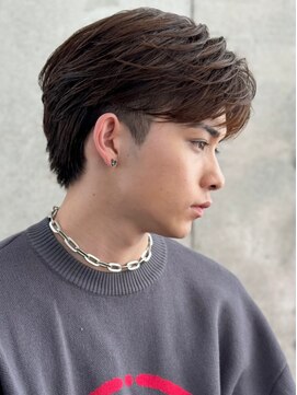 ロンドオム 池袋(Lond Homme) men's/メンズ/メンズカット/刈り上げセンターパート/池袋