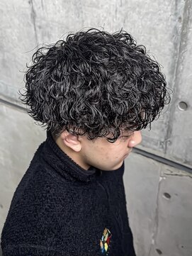 オーシャントーキョー ホワイト 原宿(OCEAN TOKYO WHITE) お客様スタイル刈り上げマッシュ波巻きツイストスパイラルパーマ