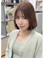 アイル(I'll)&nbsp;タッセルボブ前髪ありタンバルモリ20代30代40代50代韓国風ボブ