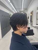 ステージ(STAGE)&nbsp;曲がる縮毛矯正　センターパートウルフ