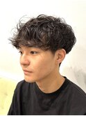 緩めシャドウパーマ