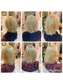 ハロー  三軒茶屋(hair Hello) ボブ縮毛矯正