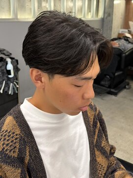 エルマーク 松山(L-MARK) センターパート/ニュアンスパーマ/フェザーパーマ/メンズ