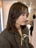 ユートゥイーズ 鎌倉(U too e's)&nbsp;《U鎌倉/髪質改善》柔らかなミディアムレイヤー/透明感ブラウン