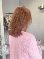 リアン(lien) ブリーチ無しカラー×ミルクティーブラウン