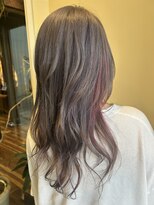 プランタンエーアール(printemps ar)&nbsp;Gray × Purple × Pink × Long wolf