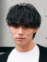 フィフス 大分(fifth)&nbsp;大分シャドウパーマメンズカットラウンドマッシュツーブロック