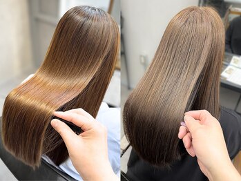 クララジャパン ハカタエキマエ(CLALA JAPAN Hakataekimae)の写真/【髪質改善×カラー】髪の芯から潤いを与えてくれる★髪質改善の力で、カラーの美しさを守る◎