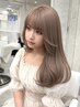 顔周りレイヤーカット+ブリーチダブルカラー+トリートメント≪表参道≫￥31000