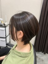 お～るうぇいず(always)&nbsp;大人美人ショートケアブリーチハイライトミントグレージュ